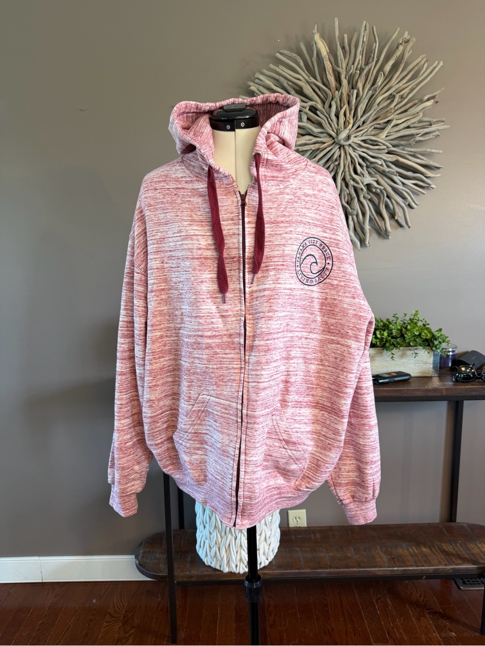 Panama‎ City Beach Living Salty Sweatshirt Zip Up